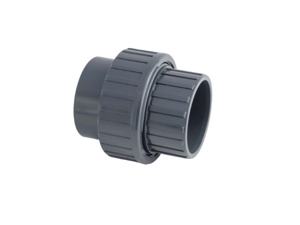 Raccord Union Mixte PVC – 3 Pièces, Diamètre Intérieur 50 Mm Vers Filetage 1"1/2