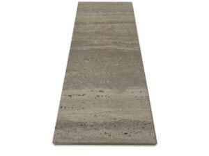 Margelles 120 cm sur mesure angles vifs - travertin